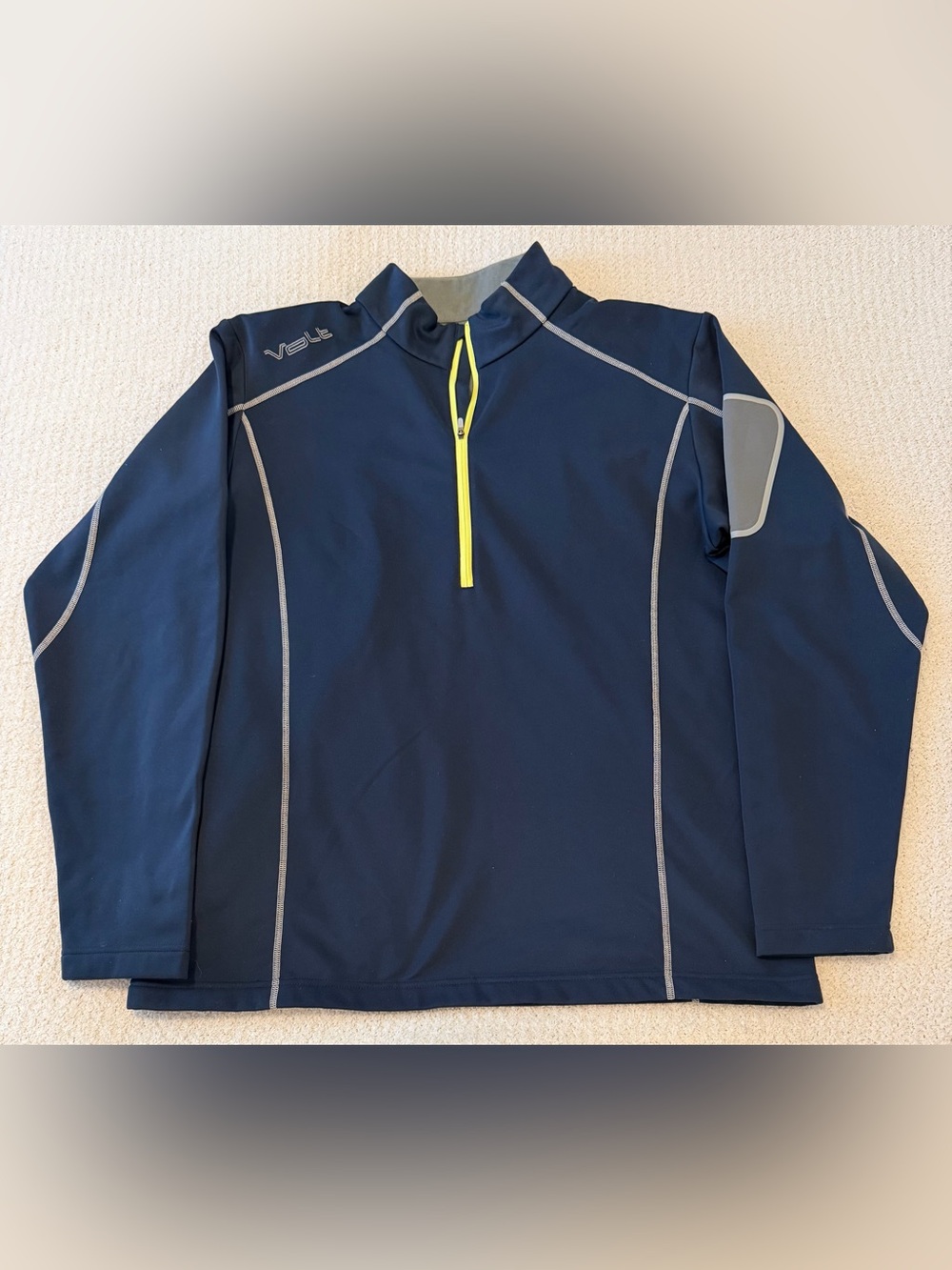 Volt Resistance Men's 5V Heated Thermal Half-Zip Pullover Jacket Size XL